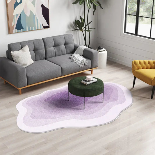 Super Soft Plush Carpet, Cozy Non-Slip Indoor Long Rug with Stylish Artistic Design for Modern Living Rooms, Bedrooms, and Game Rooms Decor Gift Elegant Convenience Rugs for Bedroom