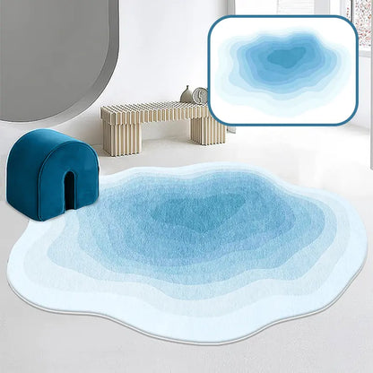 Super Soft Plush Carpet, Cozy Non-Slip Indoor Long Rug with Stylish Artistic Design for Modern Living Rooms, Bedrooms, and Game Rooms Decor Gift Elegant Convenience Rugs for Bedroom