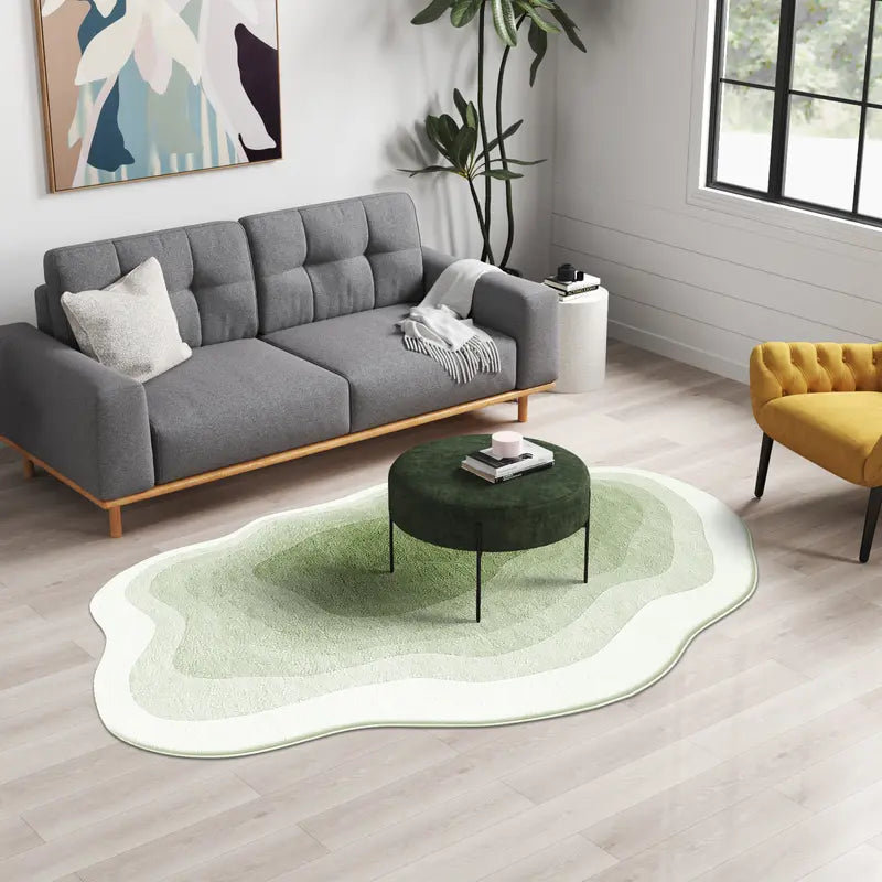 Super Soft Plush Carpet, Cozy Non-Slip Indoor Long Rug with Stylish Artistic Design for Modern Living Rooms, Bedrooms, and Game Rooms Decor Gift Elegant Convenience Rugs for Bedroom